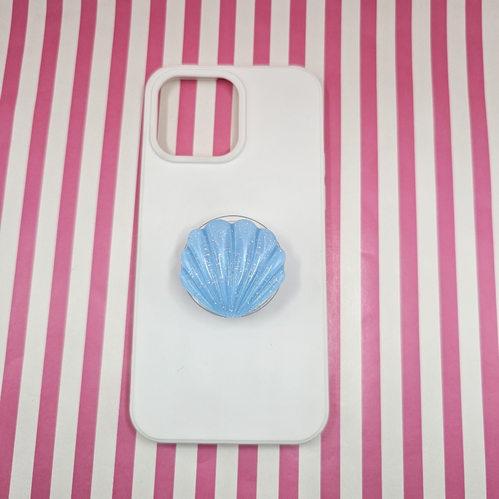 Blue Scallop Shell Grip